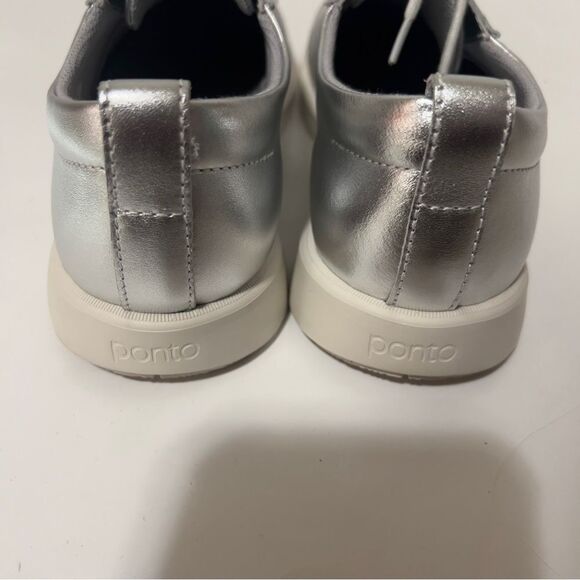 Silver Women's Sneakers - Picture 9 of 10